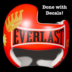 Everlast cranial band decals
