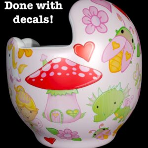 Fairy Princess cranial band decals