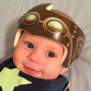 Aviator goggles cranial band stickers