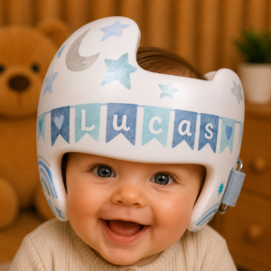 Blue Rainbows cranial band decals