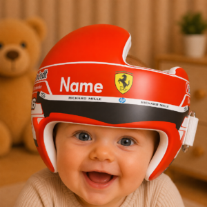 Charles Lecleric Ferrari Helmet 2 Doc Band Wrap