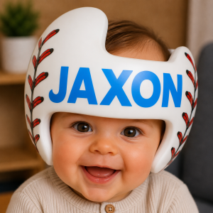 Baseball Stitching 3D cranial band decals
