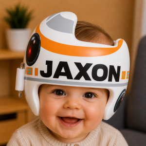 BB8 2 cranial band decals