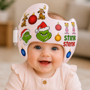 Grinch that stole Christmas cranial band decals