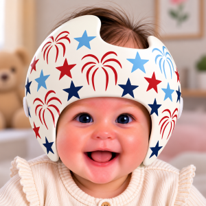4th of July cranial band decals
